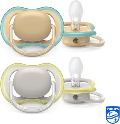Philips Avent Ultra Air smoczek uspokajający silikonowy x2 0-6m