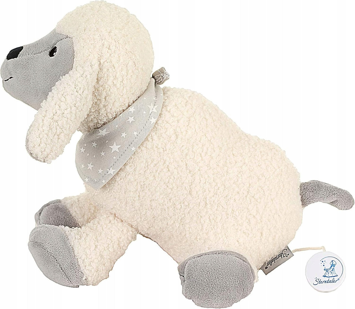 STERNTALER Stanley het schaap knuffel met muziekdoos L 24 cm