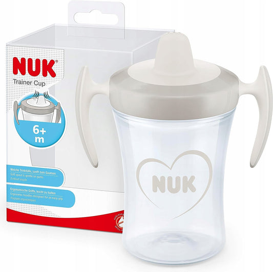 NUK Trainer Cup KUBEK NIEKAPEK serce 6 m+ 230 ml
