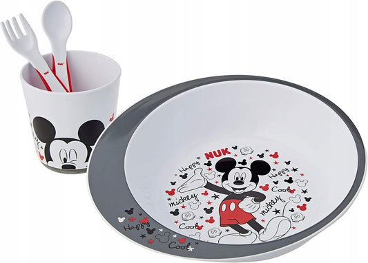 NUK Disney zestaw naczyń 3el. MYSZKA MICKEY