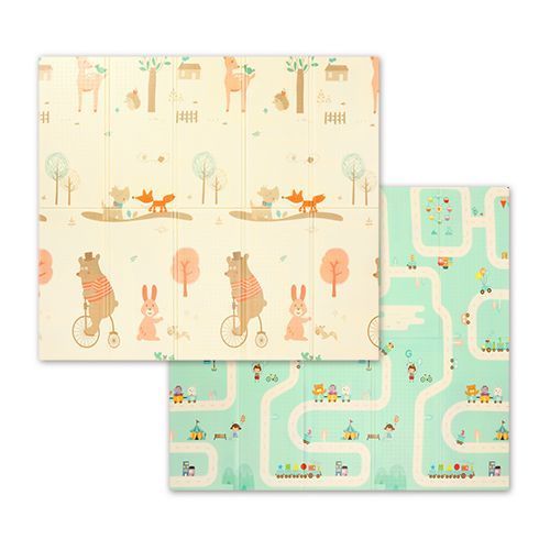 BABYONO mata edukacyjna PIANKOWA XPE 180x200