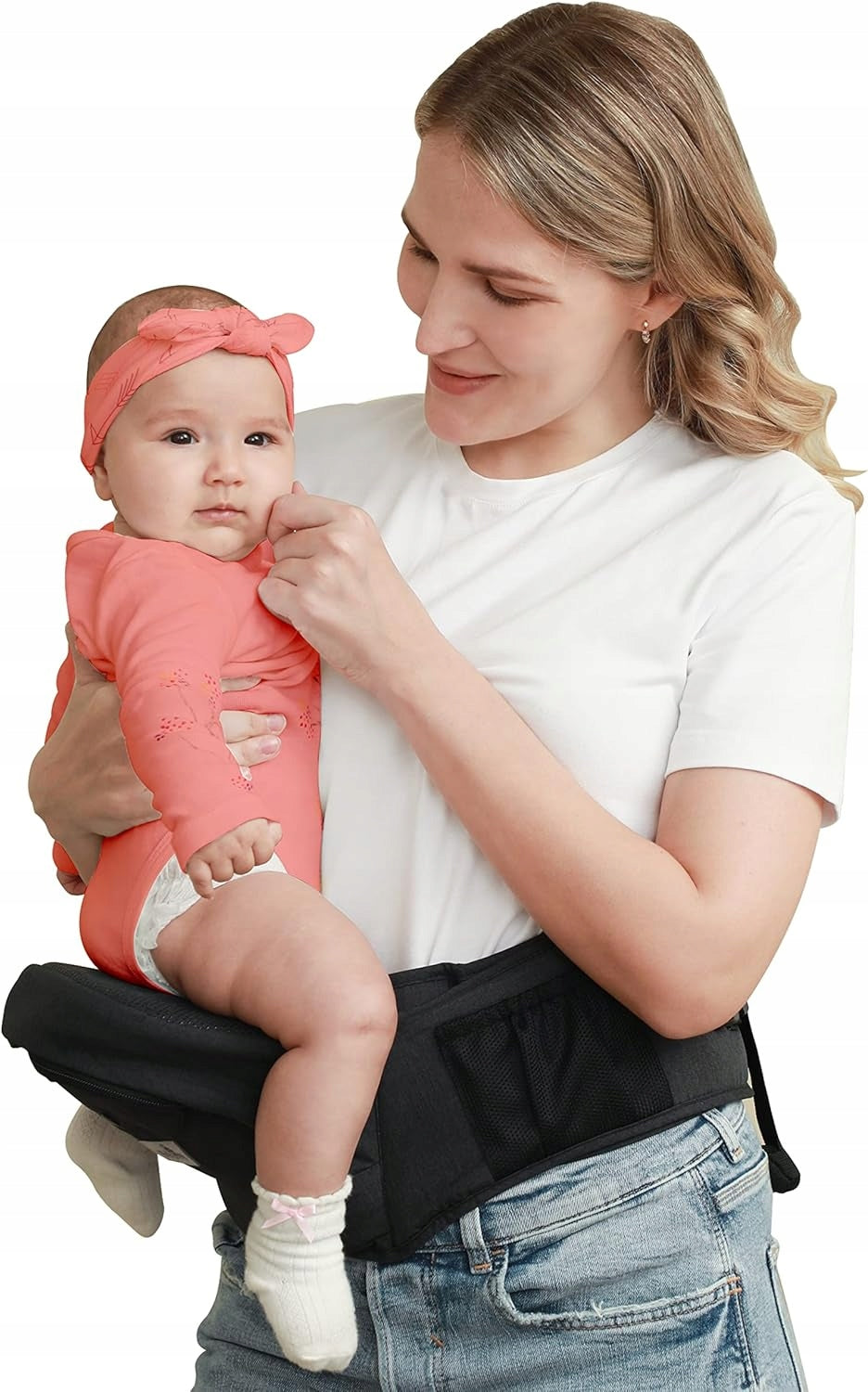 BABYMUST siège porte-bébé de hanche 4-30 kg