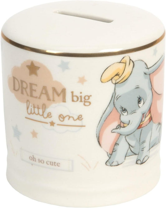 WIDDOP & Co Disney Kerámia Elefánt Dumbo Persely 8,5 x 8,5 cm