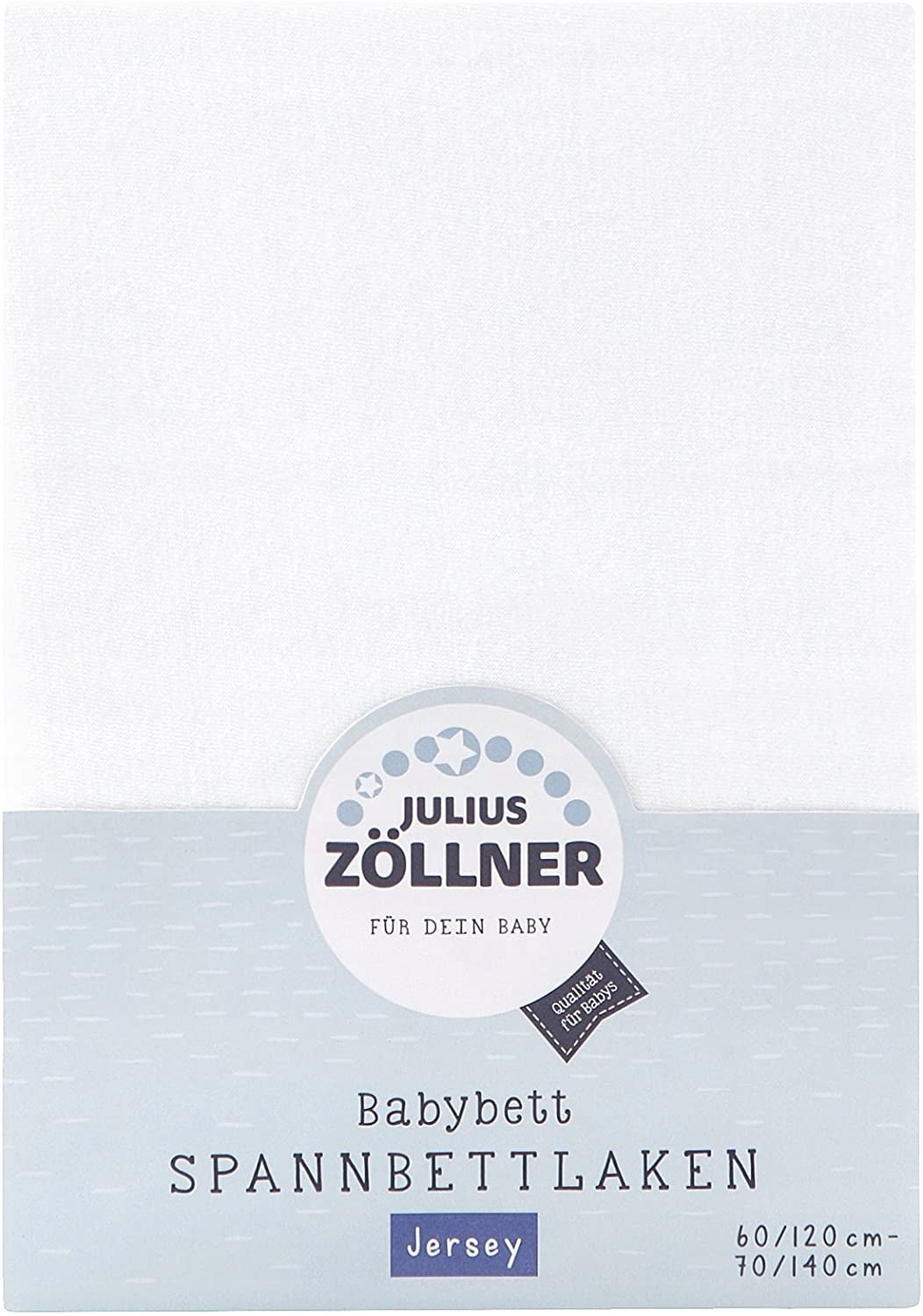 JULIUS ZOLLNER prześcieradło z gumką 60x120 / 70x140 – nowy – zdjęcie 1