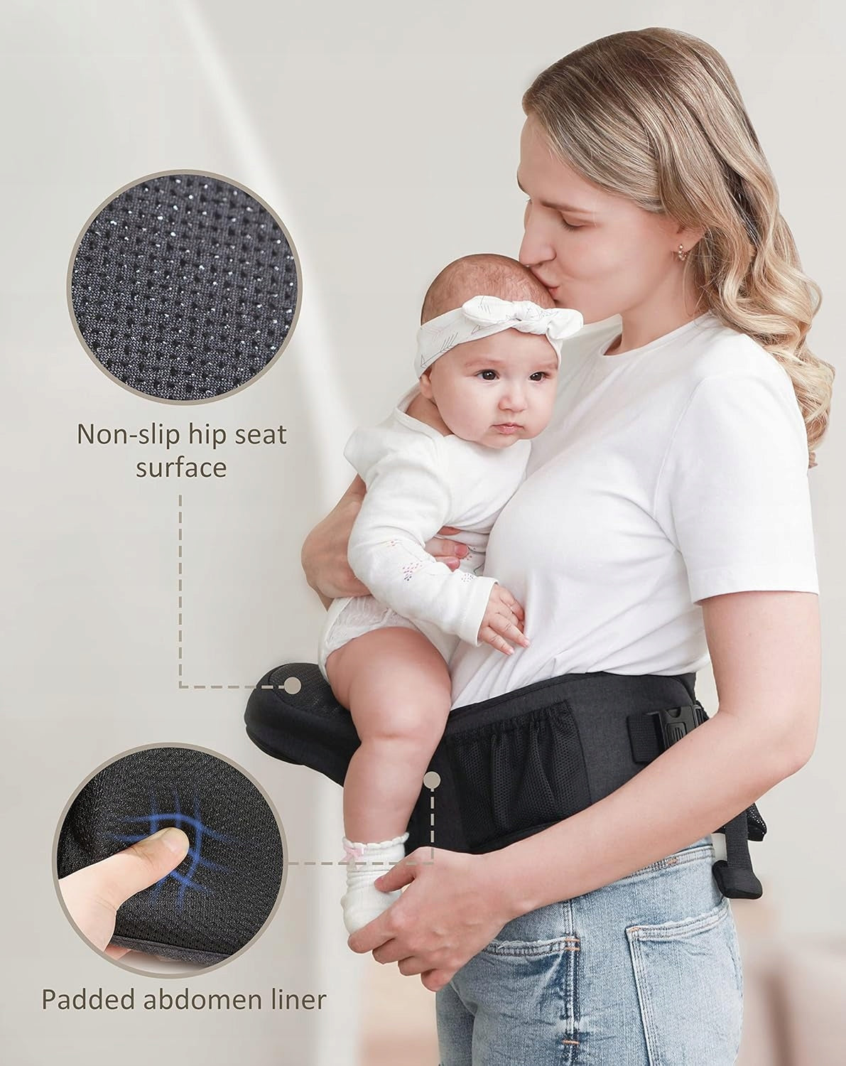 BABYMUST bæresæde til hoften 4-30 kg