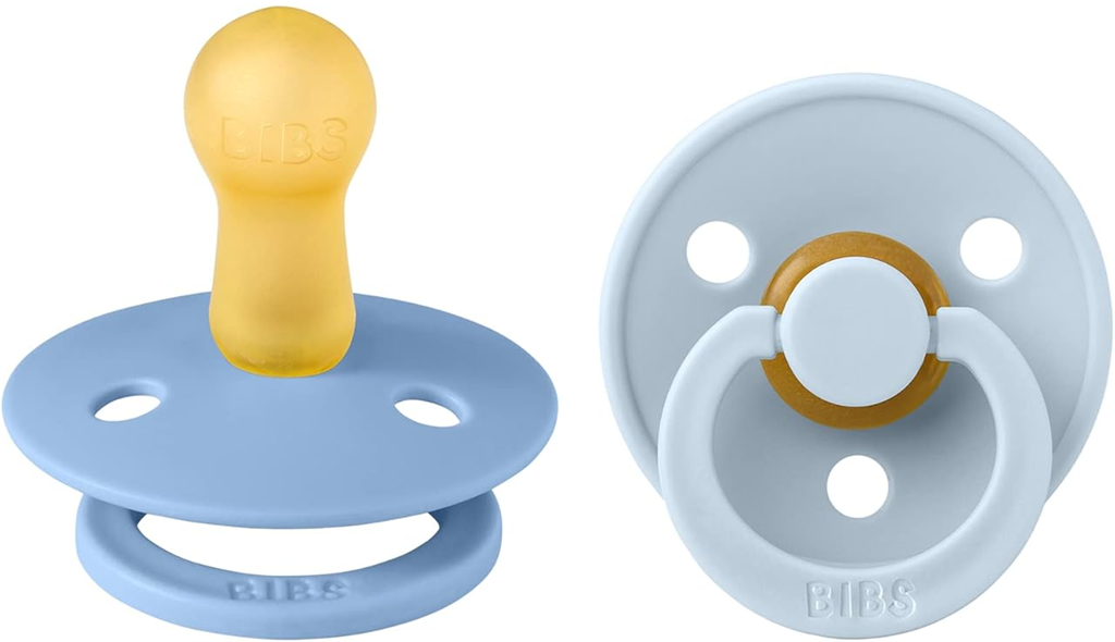 BIBS COLOUR sutter 2-pak naturgummi 6 mdr.+