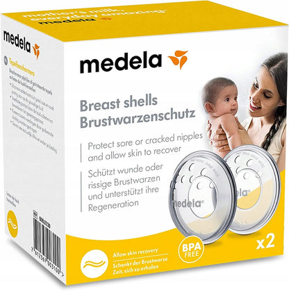 MEDELA breast shells, protective nipple shields