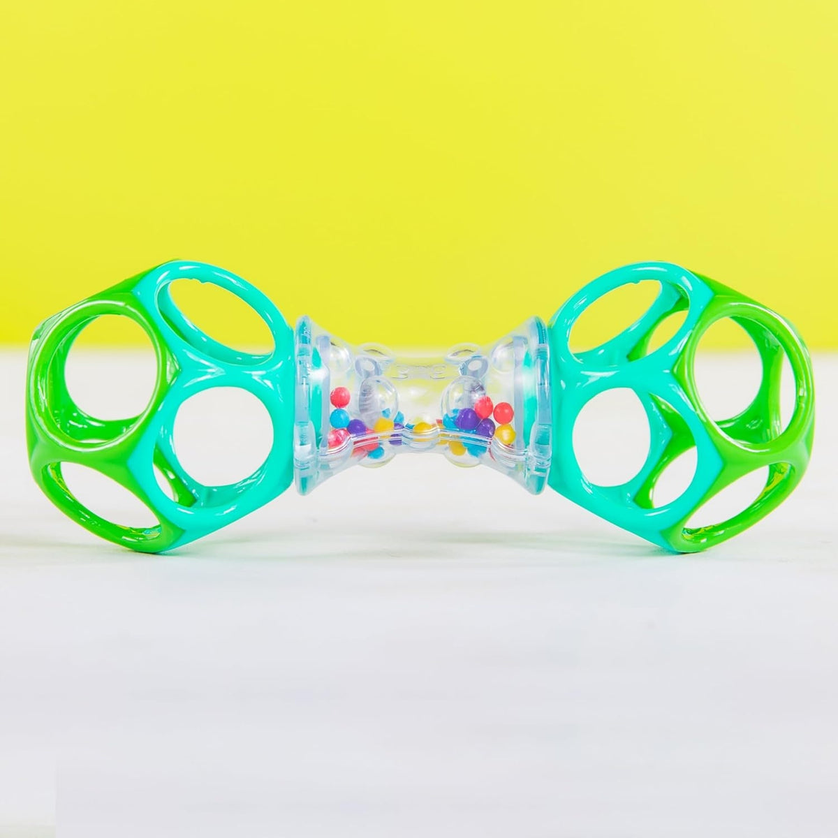 BRIGHT STARTS Oball Shaker hochet de dentition et de préhension avec grelot 14,5 cm