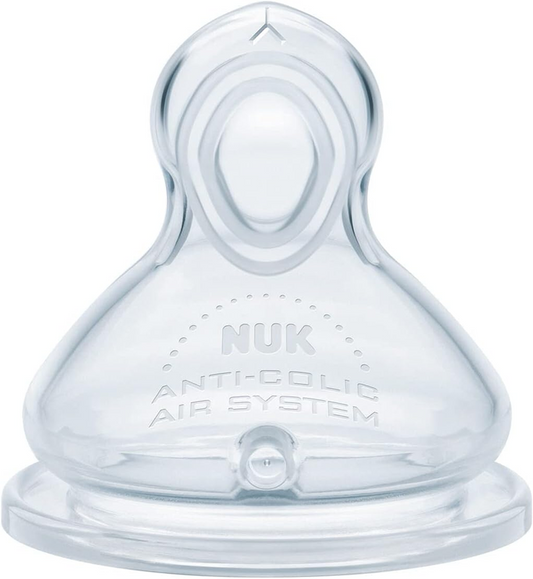 NUK First Choice tetine pentru biberoane 6-18 luni FLOW CONTROL