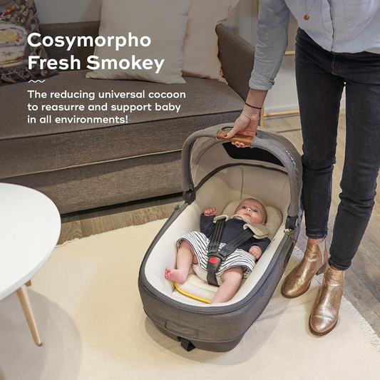 BABYMOOV cosymorpho fresh WKŁADKA do wózka fotelik - wkładka noworodkowa w gondoli i foteliku samochodowym
