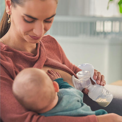 PHILIPS AVENT Natural SCF430/60 pompă de sân manuală + accesorii