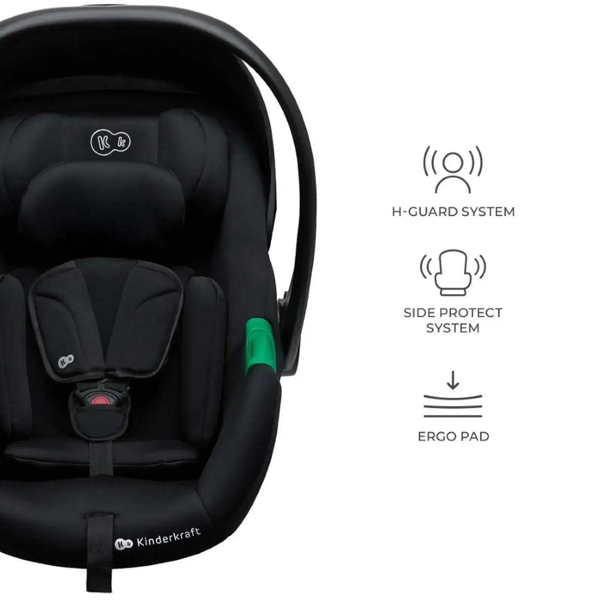 KINDERKRAFT PRIME2 PRO 3w1 wózek wielofunkcyjny do 22kg + fotelik MINK PRO – SANDROSE BEIGE – zdjęcie 3